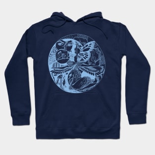 Light Blue Circle Dancing Heal The World Hoodie